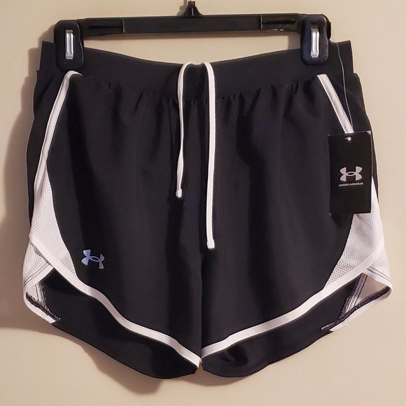 Under Armour Pants - Under Armor Fly-By 2.0 Shorts Black Size S
